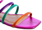 RASTEIRA SANDALIA COLOR METALIZADA MARA 114.333 SPECCHIO - Vintedoisk